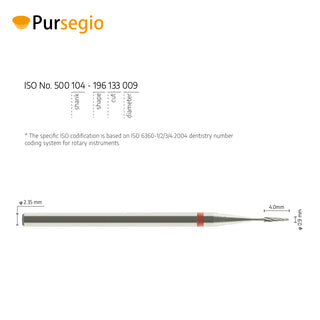 5000803-ISO 196 133 009 Tungsten Carbide Burs For Trimming Acrylic/Metal