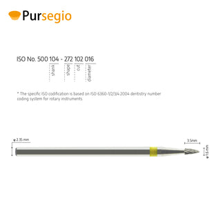 5000707-ISO 272 102 016 Fresas de carburo de tungsteno para recortar metal