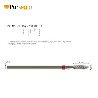 5001604-ISO 289 141 023 Tungsten Carbide Burs for Trimming Metal