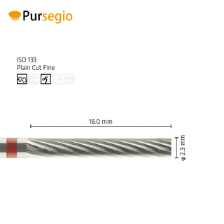 5000801-ISO 116 133 023 Tungsten Carbide Burs For Trimming Acrylic/Metal