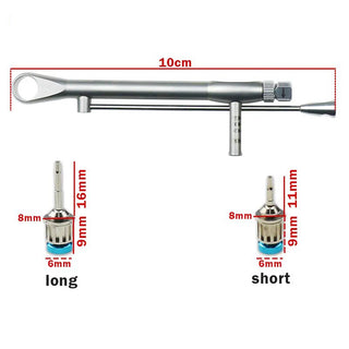 Display dental implant tool dimensions