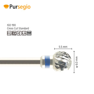 Ball Shape Tungsten Carbide Burs For Trimming Plaster/Acrylic/Metal