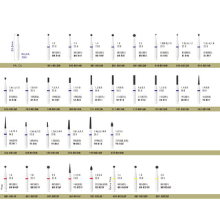 Diamond burs 10 pieces