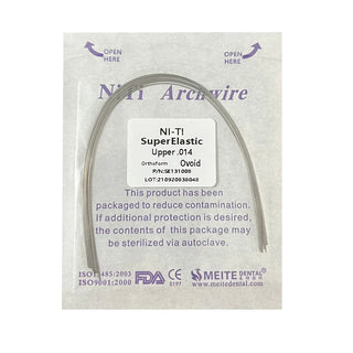 Arc Niti super élastique 10 pièces/paquet